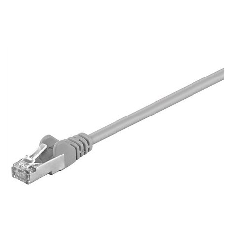 Goobay | CAT 5e | Network cable | Foiled unshielded twisted pair (F/UTP) | Male | RJ-45 | Male | RJ-45 | Grey | 10 m